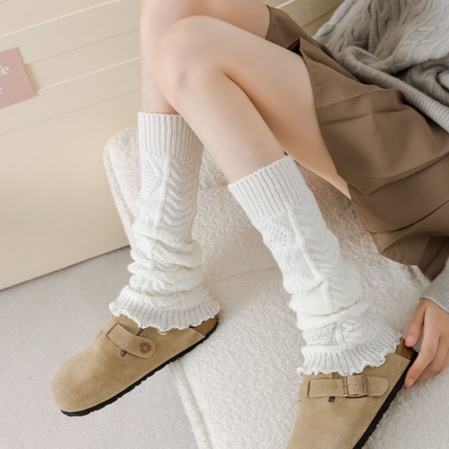 케이블 니트 레그 워머 OSM-1005817