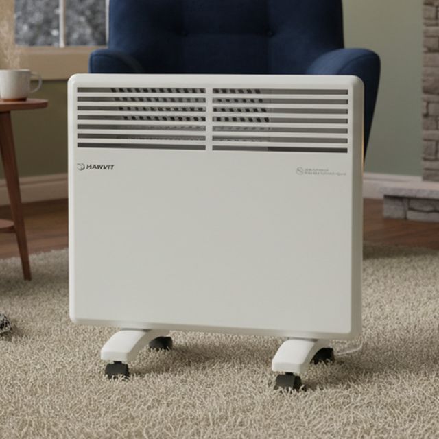 한빛500 컨벡션 히터 스탠드 벽걸이겸용 무풍 자연대류 생활방수