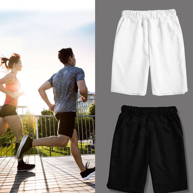 여자 남자 트레이닝 반바지 홈웨어 5부 츄리닝 운동