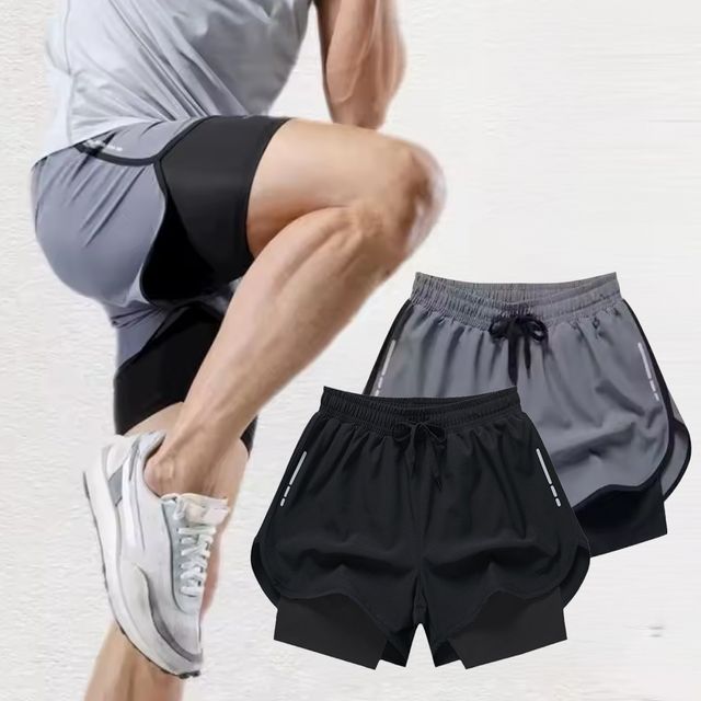 부트벤 남자 레이어드 스포츠 반바지 SD-250536