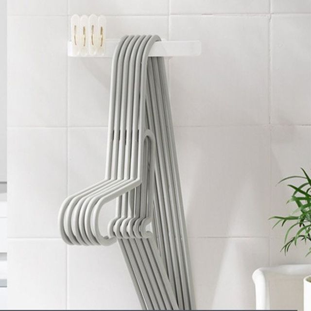 다용도 형 옷 걸이 수납행거 바지걸이 부착식