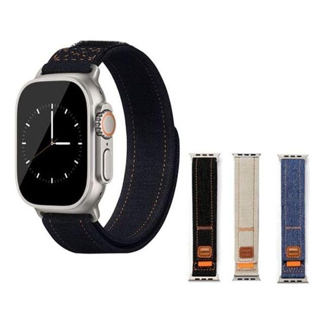 키밍 애플워치호환 데님 스트랩 줄 호환 밴드 시계줄