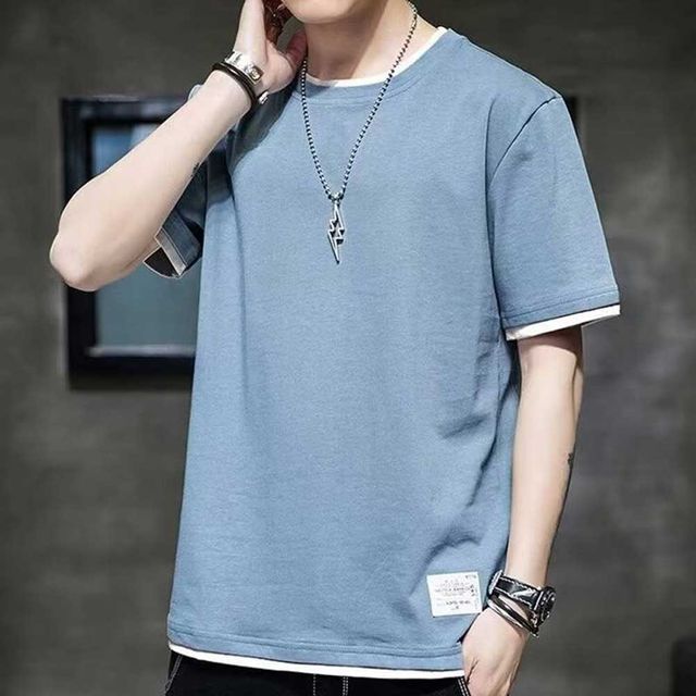 남자 페이크이너 라운드넥 셔츠 RNR-0062