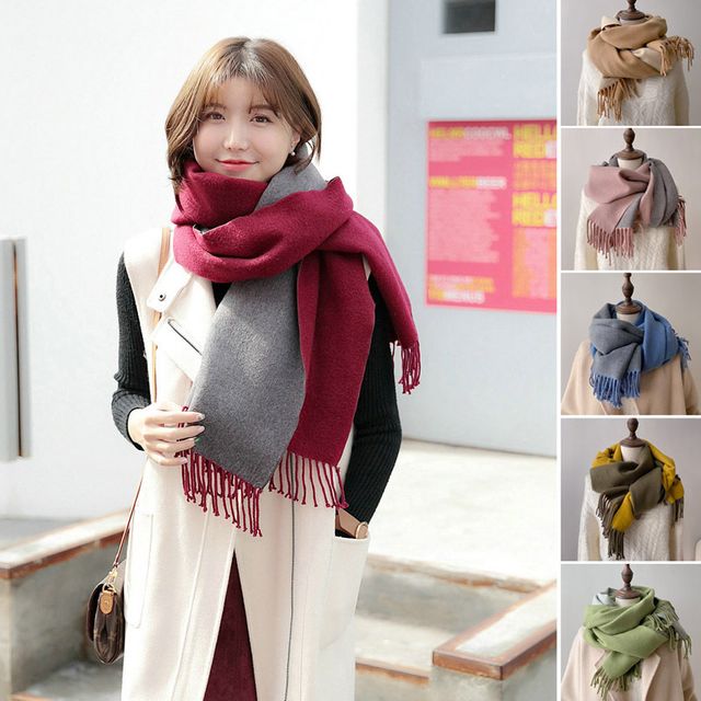 양면 모조 캐시미어 머플러 ELS-047