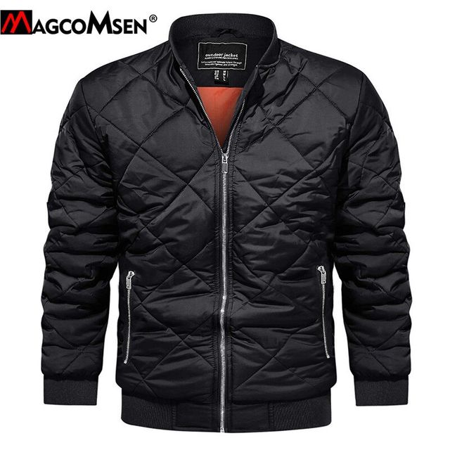 [해외] MAGCOMSEN-브랜드 겨울 보온 봄버 재킷 남성 캐주얼