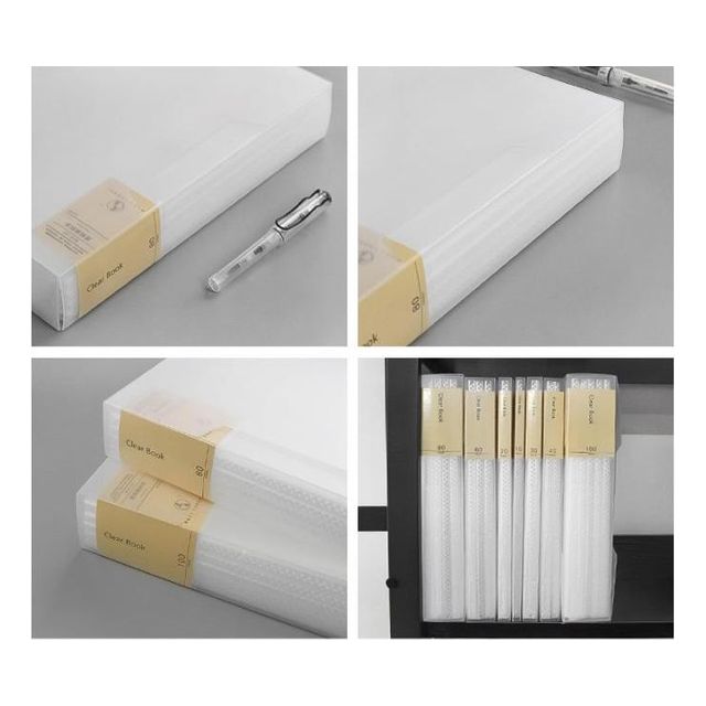 키밍 A4 투명 파일홀더 8P 100P 수납홀더포함 서류철