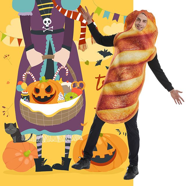 식빵 코스프레 코스튬 무대의류 할로원 파티복 남여