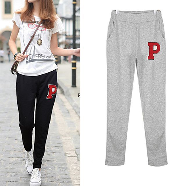 P패치 트레이닝팬츠 JE-2856 트레이닝바지