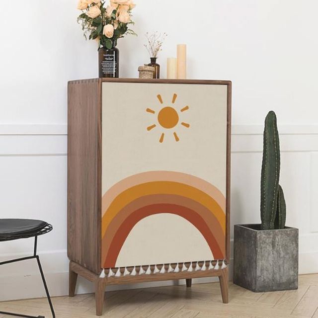 공간 분리 가림막 커튼 실내 인테리어 바란스 커튼