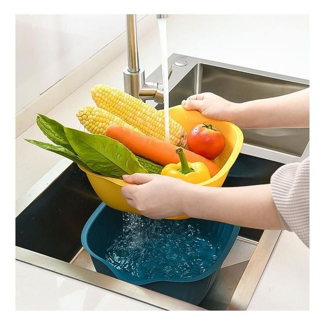 키밍 과일 야채 채반 물빠짐 식기 바구니 주방용품