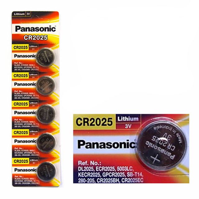 ( 파나소닉 CR2025 리튬 버튼셀 건전지 5P팩 ) 배터리