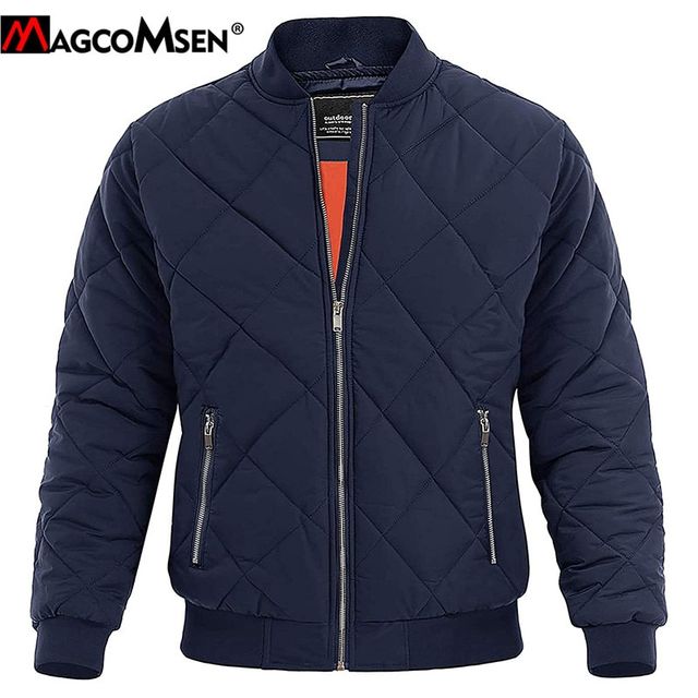 [해외] MAGCOMSEN-겨울 두꺼운 바머 재킷 남성 파일럿 코트