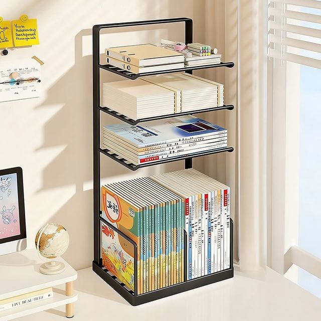 키밍 책상 수납선반 책꽂이 서류정리함 파일 선반 3칸 4칸