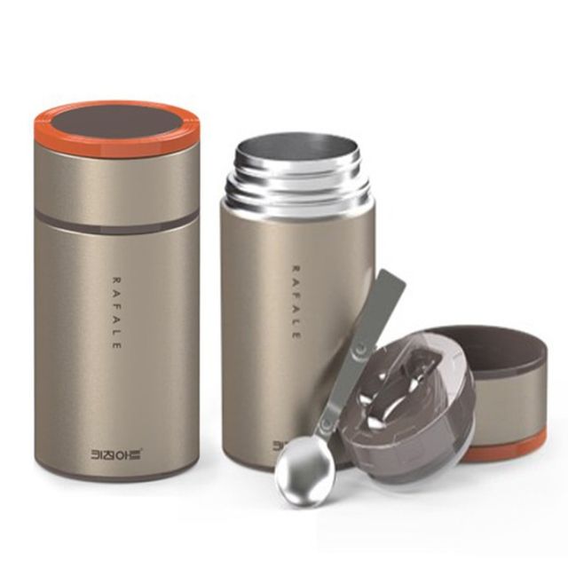 키친아트A80 라팔 골드메탈 스텐 보온죽통 800