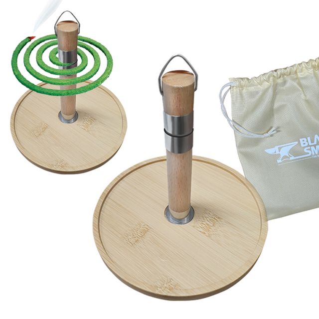 블랙스미스319 고급형 우드 모기향 거치대 자석식