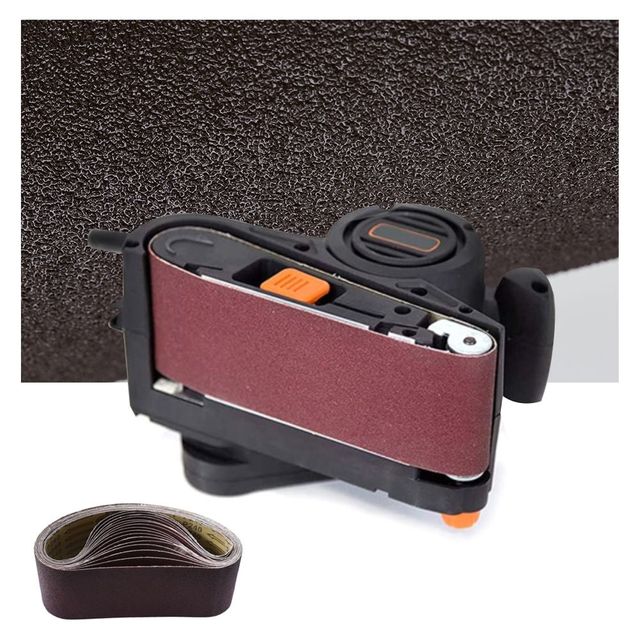 샌딩 밴드 세트 연마 도구 금속 목재 공구 10종