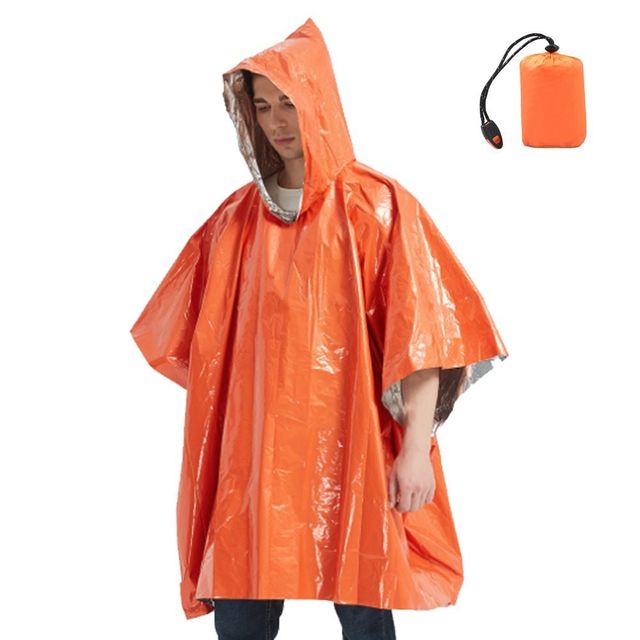 일회용 보온 판초 우비 레인코트 작업용 방수 외출용
