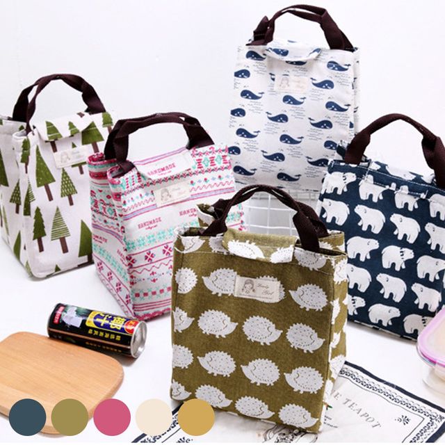 린넨 방수 안감 에코 보온냉가방 URD-262