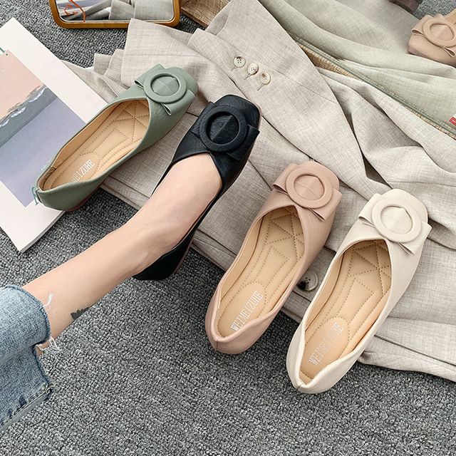 라운드 여성플랫슈즈 DS0111