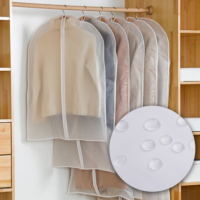 방수 옷커버 반투명 행거덮개 옷정리 겨울 코트 보관
