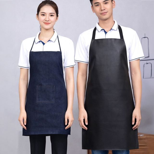 원피스 앞치마 남녀공용 작업용 방수 주문제작 에이프런 2컬러