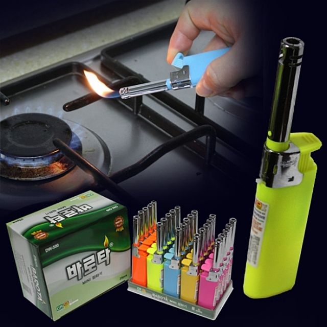 바로타 미니점화기 가스라이터 25개박스