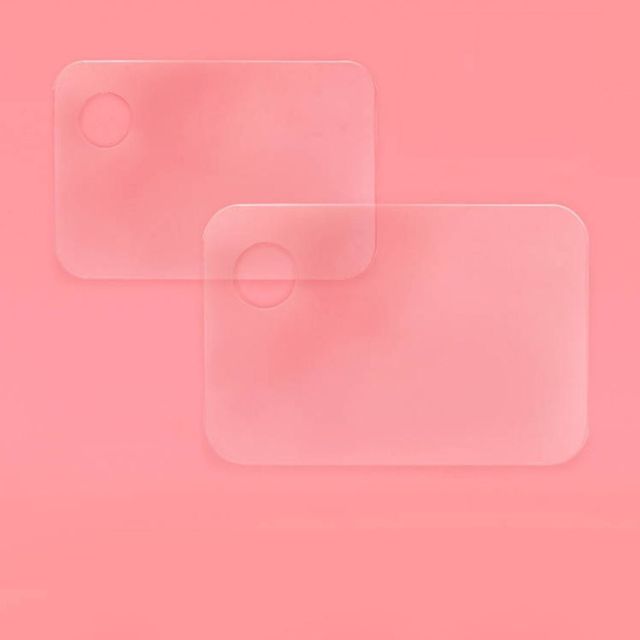 투명 아크릴 팔레트 손잡이 미술용 수채화 색판