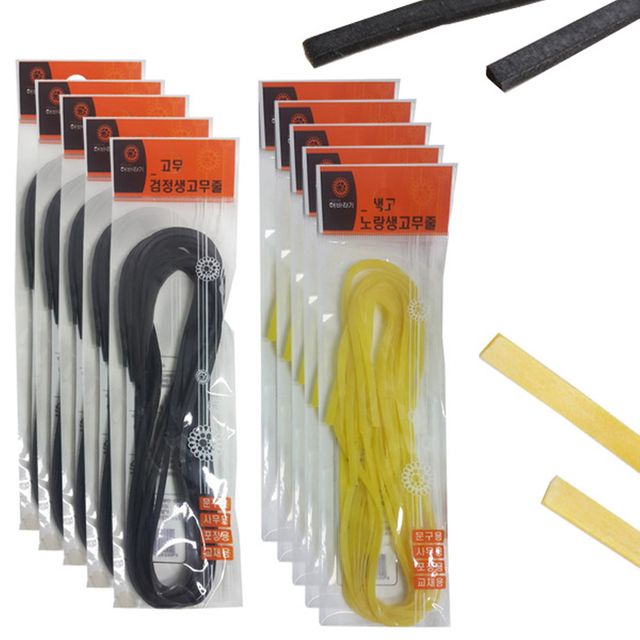 사각 긴 천연고무 생고무줄 막고무밴드 1m 2