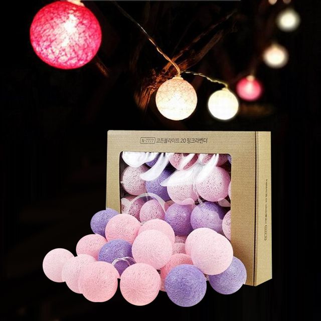 노메이드N7777 코튼볼라이트 20구 리모컨 캠핑전구