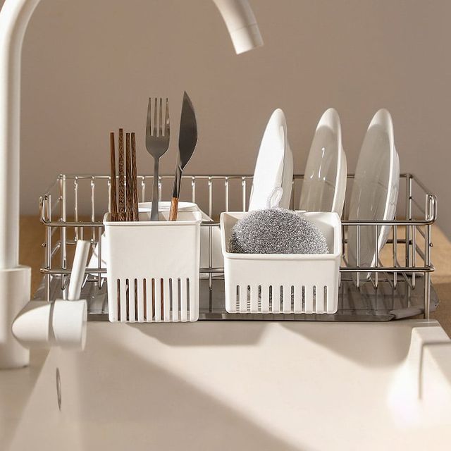 키밍 행거 수저 수납통 정리함 식기 건조대 물빠짐 트레이