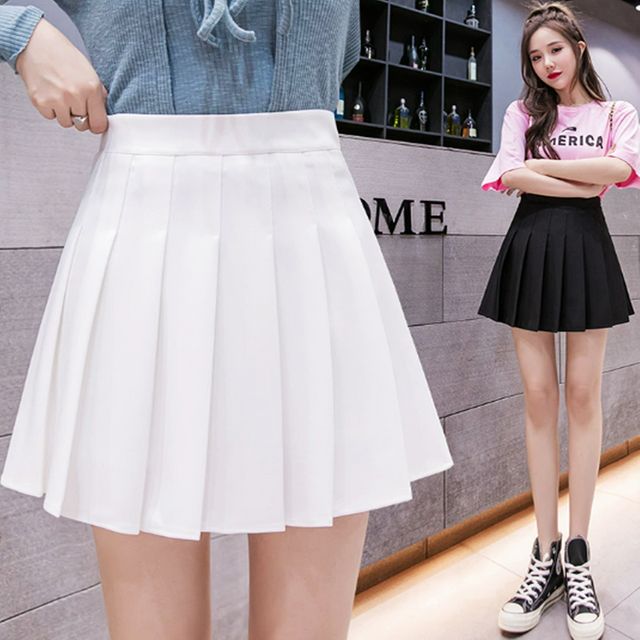 엘디아 밴딩 플리츠 미니스커트 DA-0011