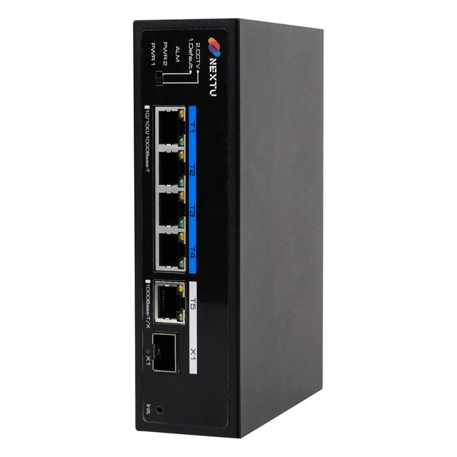 산업용 4포트 SFP+POE스위치허브 AI리피터 전산서버실