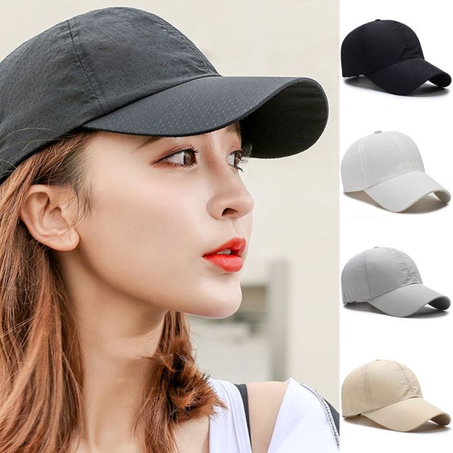 메쉬 운동 러닝 마라톤 골프 헬스 모자 깊은 볼캡