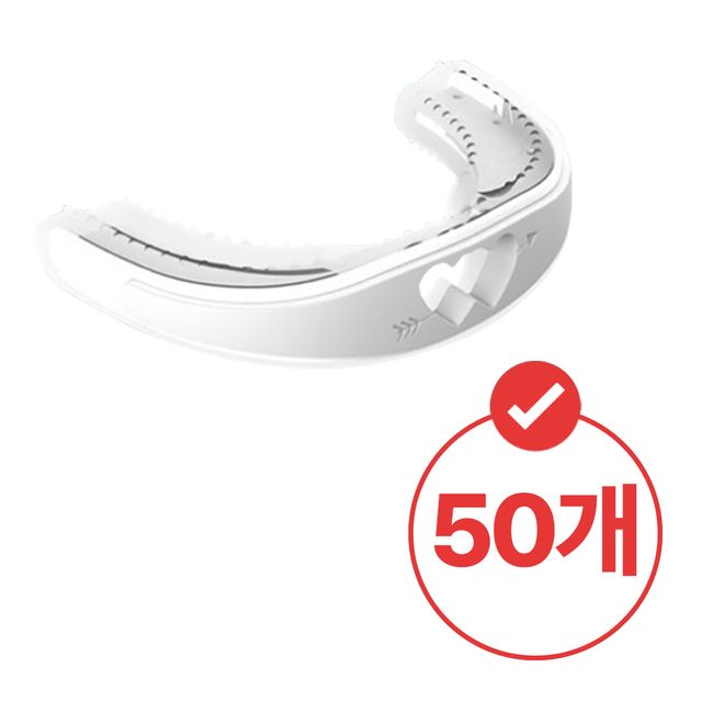 소음방지 마우스피스 치아마찰 이악물기 수면 50개