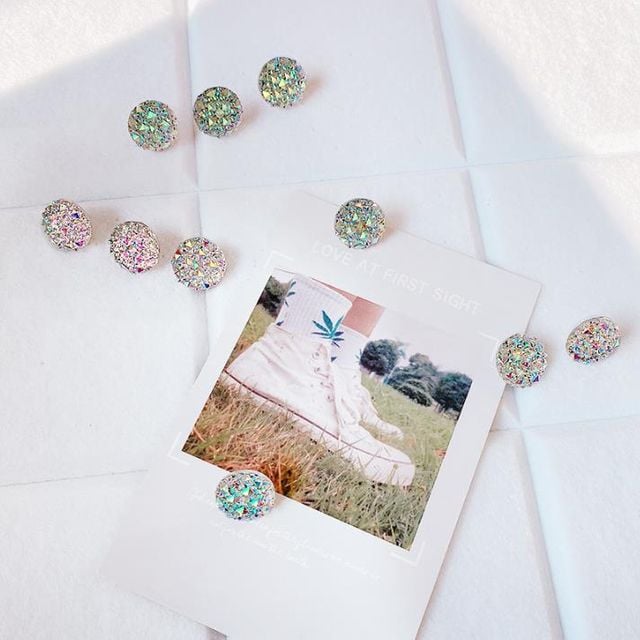 18MM 캔디 압정 압핀 고정 메모 사무실 문구 10개입