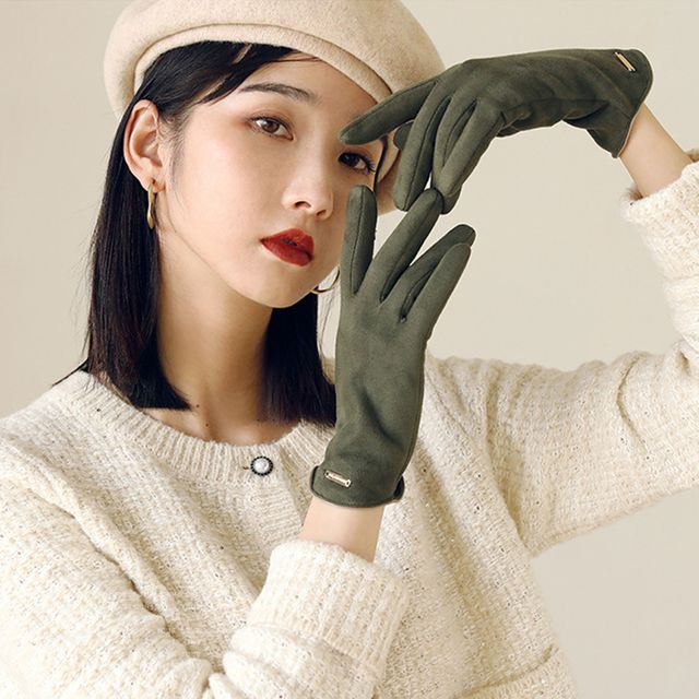 아모떼 남녀 스웨이드 소프트퍼 터치 장갑 SD-1004634