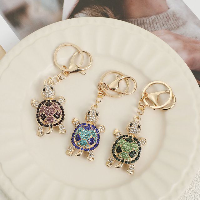 큐빅 행운 거북이 열쇠고리 키링 LM-1005677