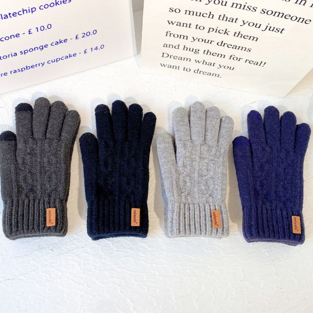 꼬임니트 스마트터치 장갑 UC-0164