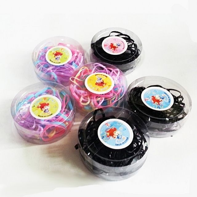 고래심줄 고무줄 헤어밴드 6통 약360P