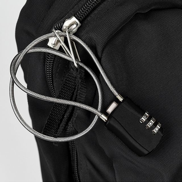 일체형 와이어 로프 케이블 캐리어 자전거 자물쇠