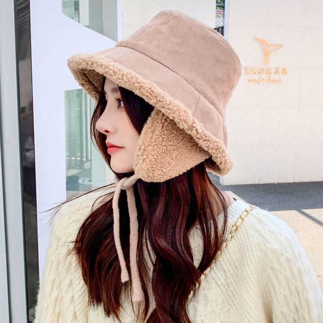 W 여성 겨울용 귀덮개 모자 여행 선물 방한모 털모자