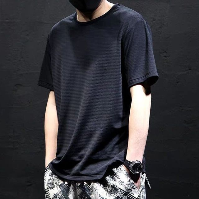 남성 펀칭 아이스 반팔티 URK-004