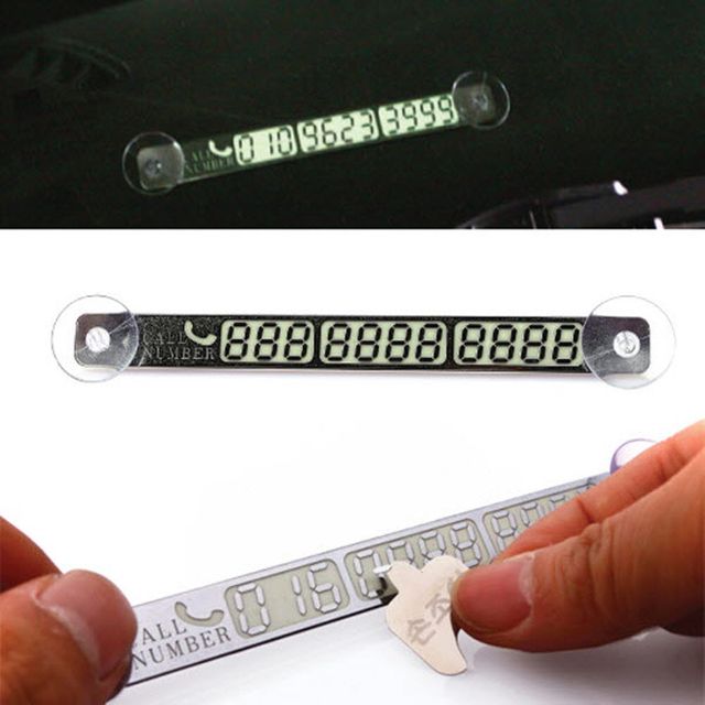 메탈 축광 폰넘버 주차전화번호 알림판 폰넘버