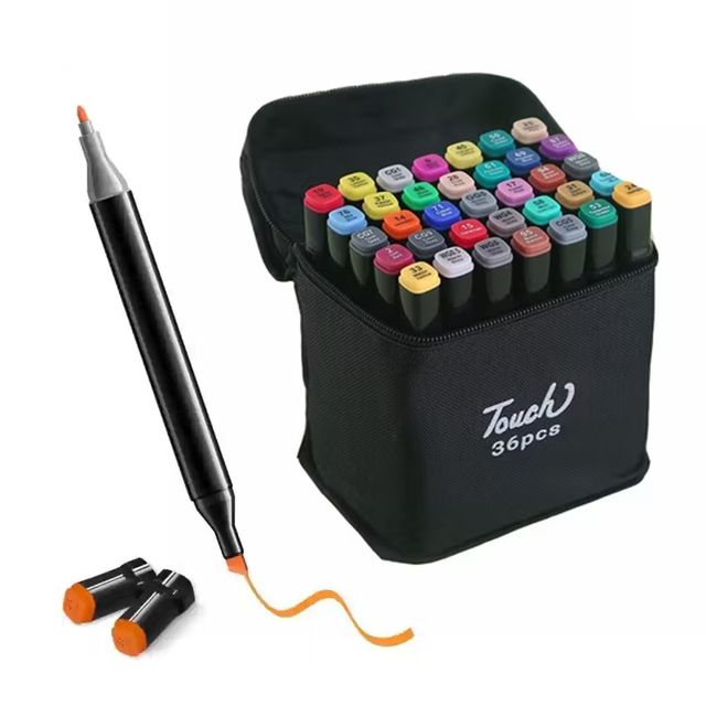 36색 마카펜 마커펜 드로잉펜 양쪽 트윈 싸인펜 미술