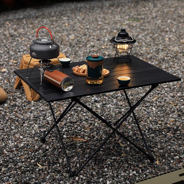 피크닉 캠핑 테이블 아웃도어 차박 휴대용 폴딩 롤테이블