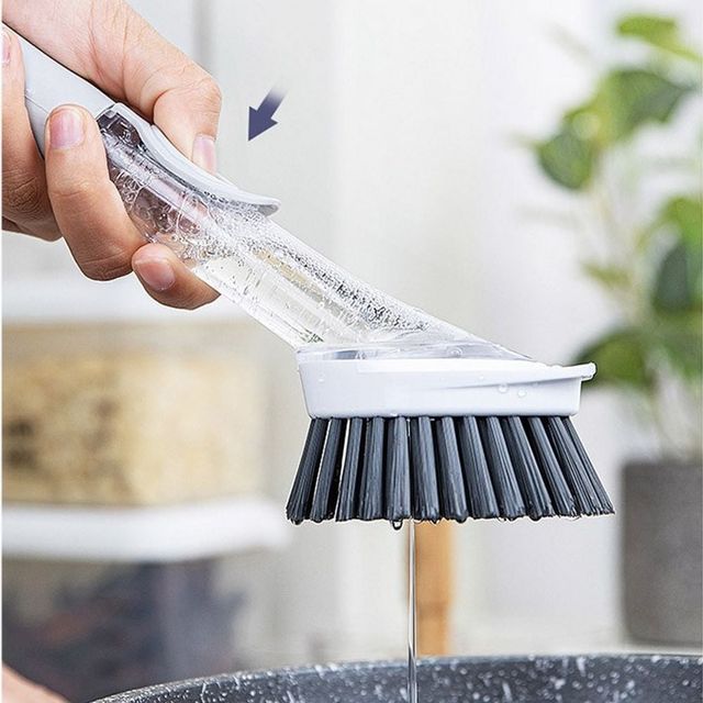 키밍 다용도 세제 자동 분사 청소 브러쉬