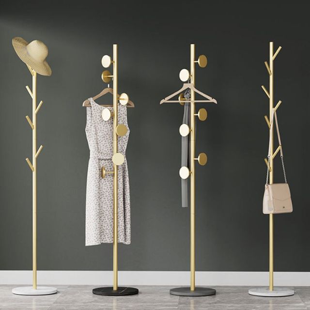 세련된 철제 옷걸이 인테리어 행거 공간 절약형