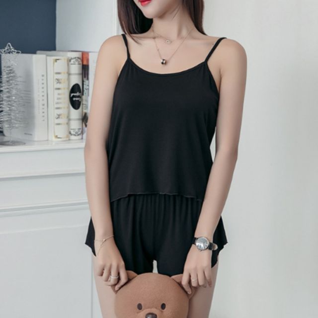 여름 나시+반바지 파자마 JSC-d0162