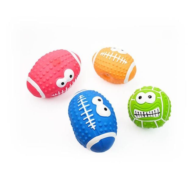 반려동물 말랑 댕럭비 삑삑이 장난감 HM-1004449