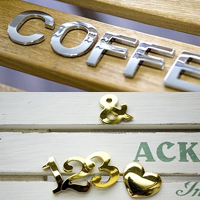 [ 금색 은색 입체문자 낱개 ] 레터 레터링 글자 글자판 문자판 자동차 입체글자 영문 특수문자 층표시